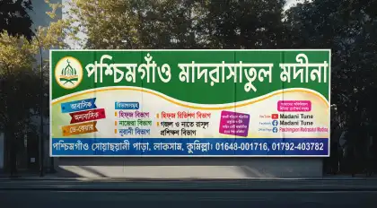 মাদরাসা ভর্তি ব্যানার ডিজাইন
